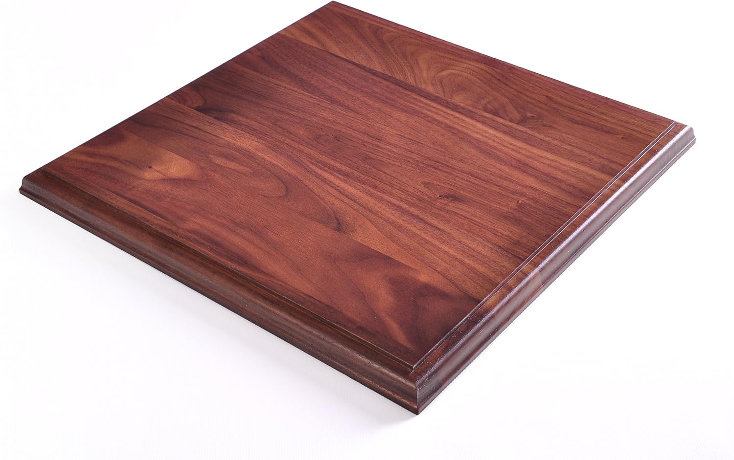 CHOICE ACRYLIC DISPLAYS Square Solid Walnut Base (3/4 H x 6 W x 6 D)