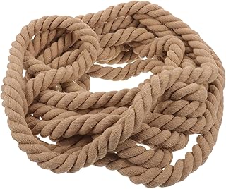 Nautical Rope Handrail Twisted Garden Rope for Deck Fences Durable Outdo...