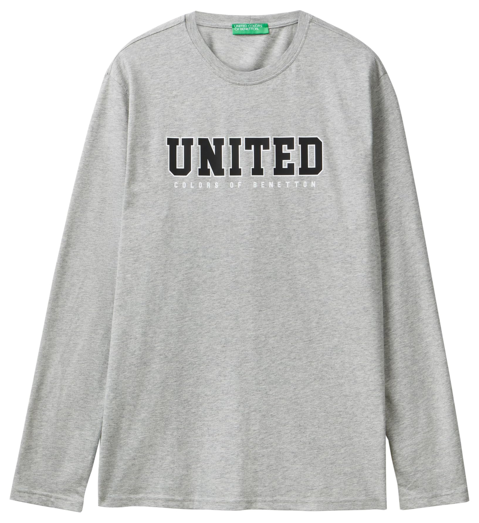 United Colors of Benetton Men's T-Shirt, Grey, XS