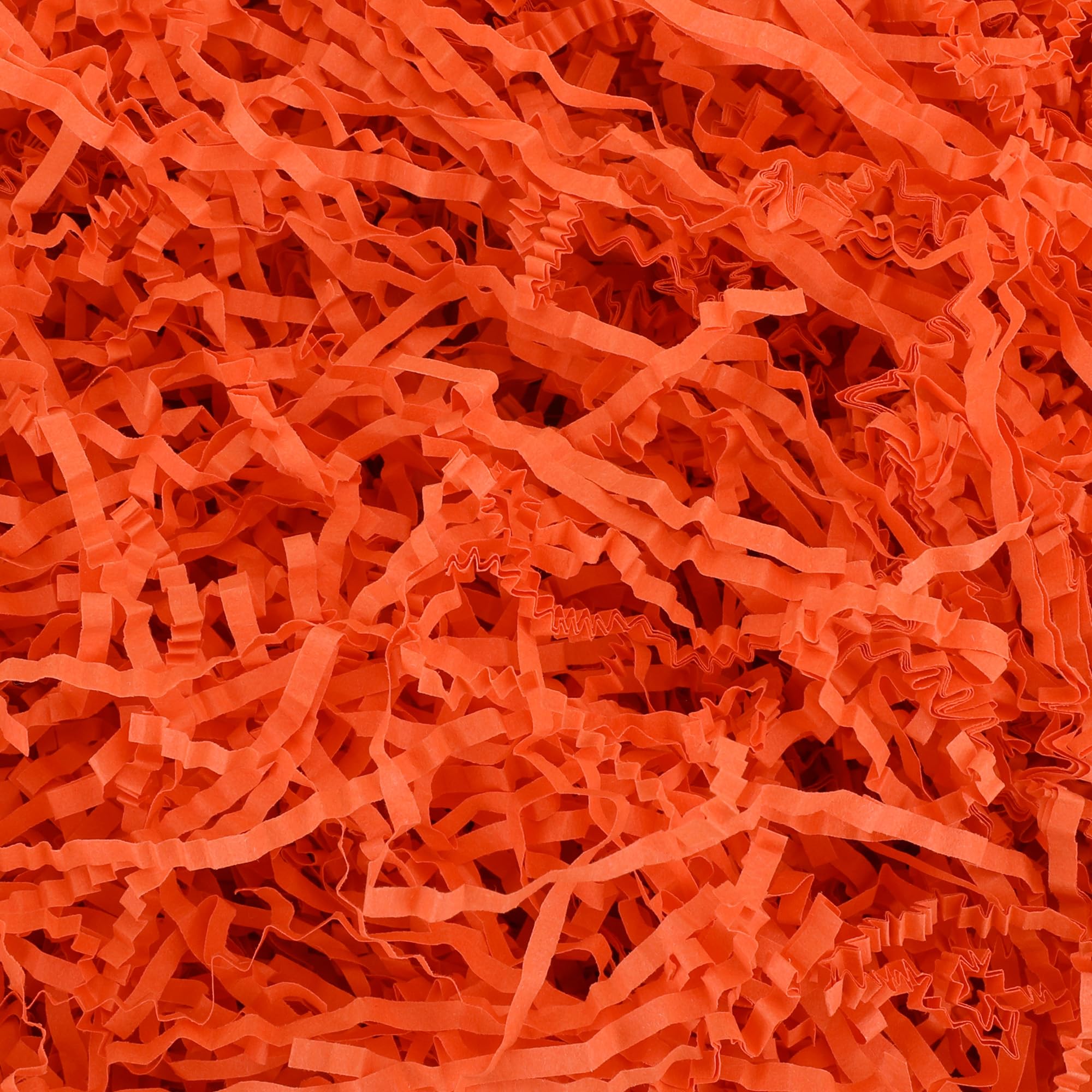 TCAIRG - 16 oz Orange Crinkle Cut Paper Shredded Paper for Gift Baskets Gift Boxes Filler, Wedding Birthday Christmas Easter Valentine’s Packing