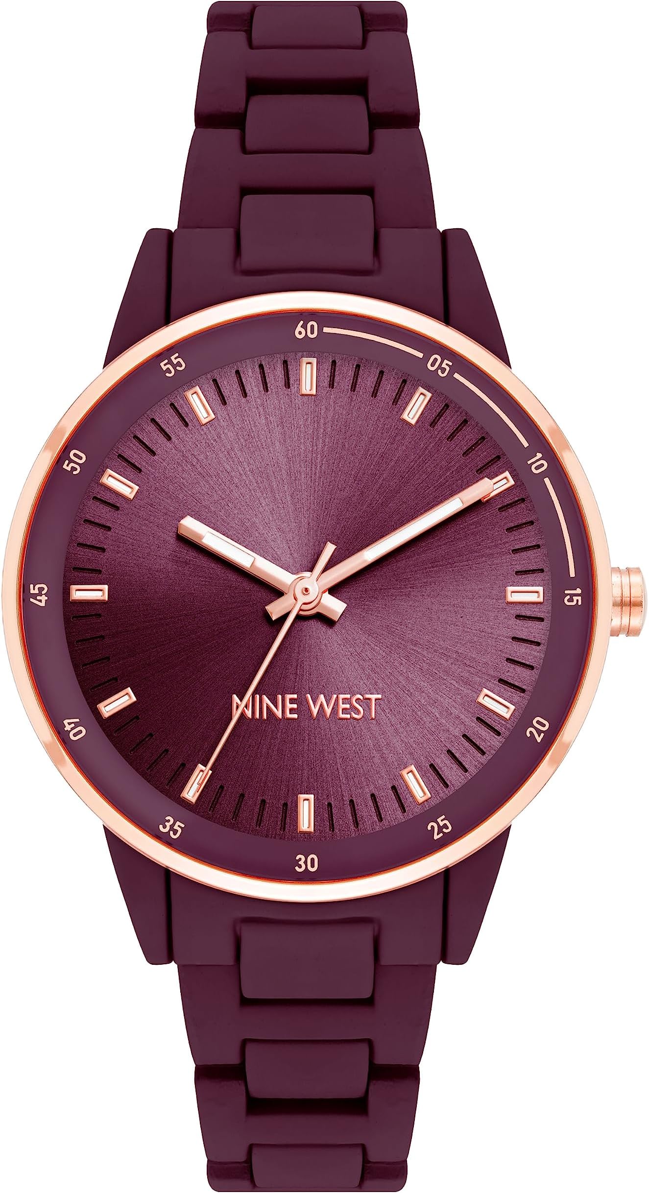 Nine WestWomen's Rubberized Bracelet Watch