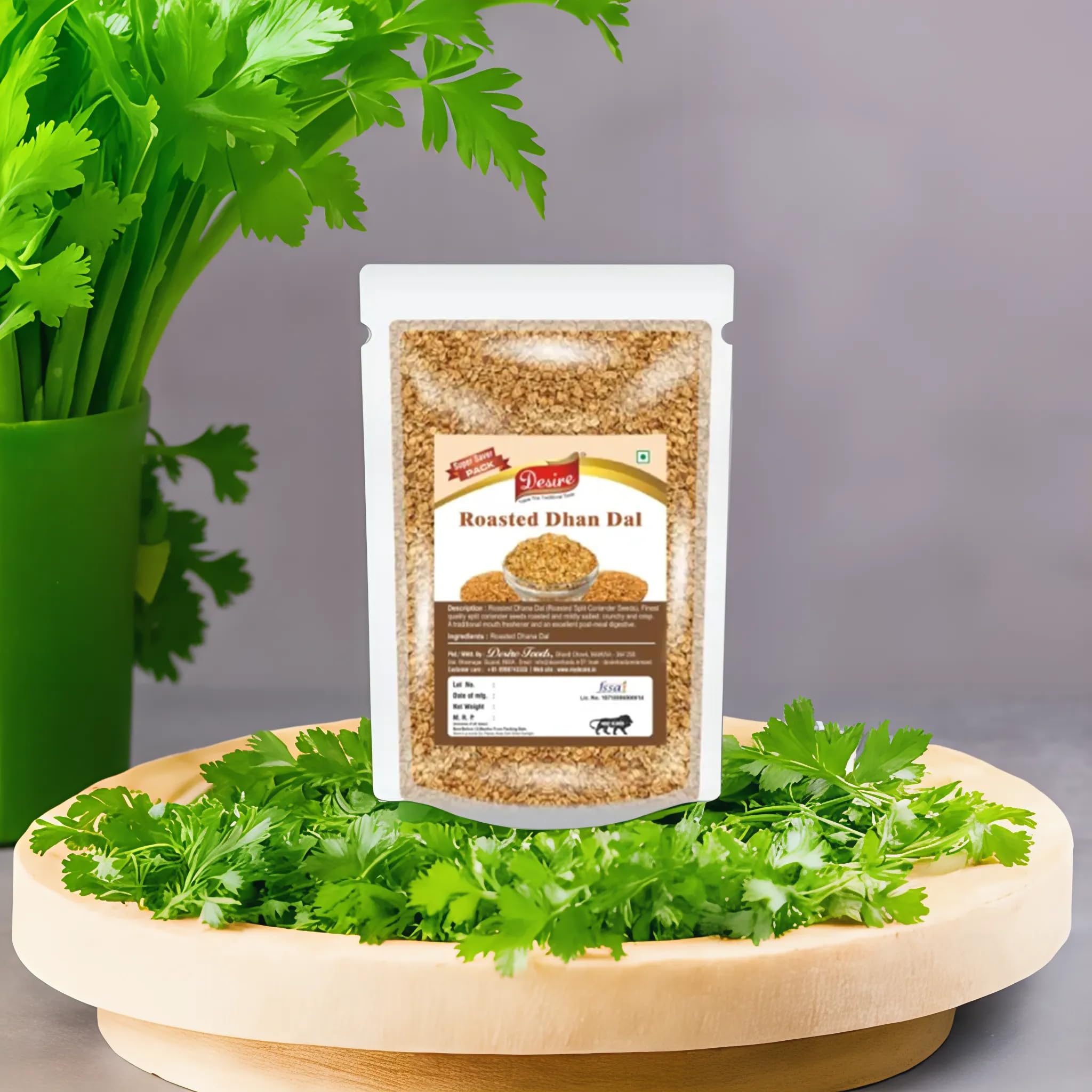 Desire Roasted Dhana Dal (Roasted Split Coriander Seeds) 200 Gram - Image 5 thumbnail