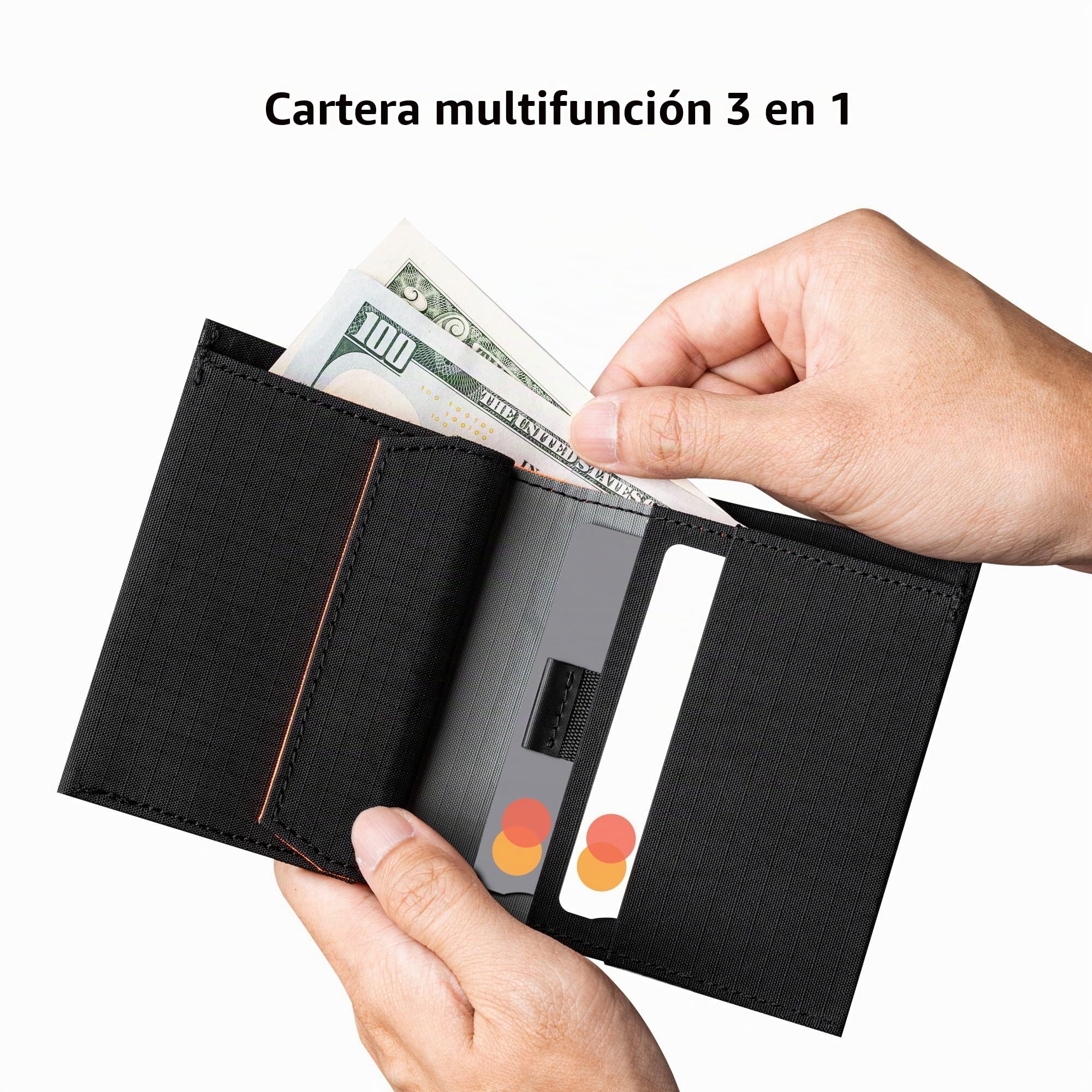 ALPAKA Ark Bifold Coin Wallet – Cartera Monedero Hombre Slim