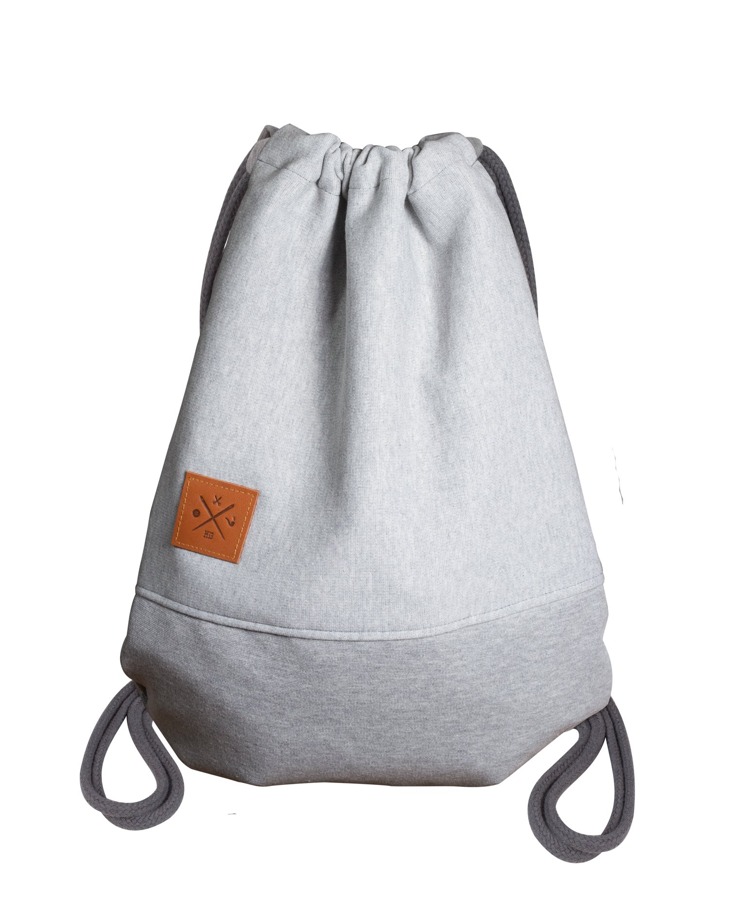 Manufaktur13 Sweat Sports Bag - Rough Jersey/Sweat Rucksack Hoodie Gym Bag Turnbeutel Sport Beutel Tasche M13