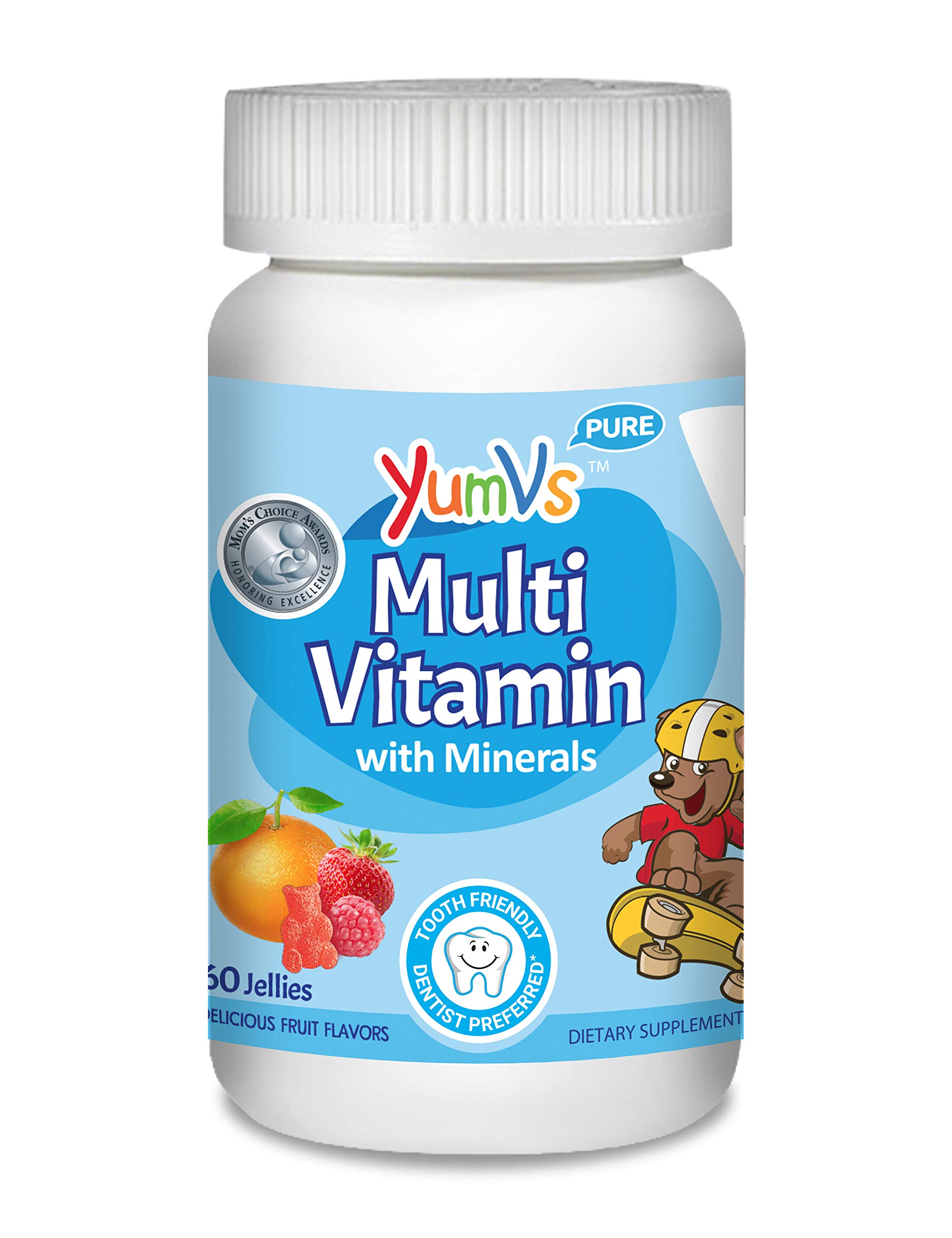 Buy YumVs Multi Chewable Jellies (Gummies) for Kids, Fruit Flavor (60