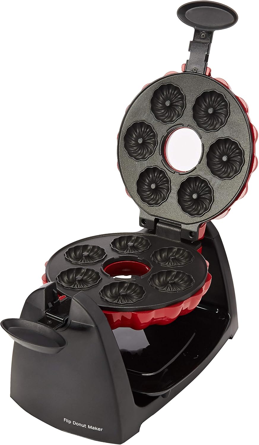 Sunbeam FPSBFDM922 Flip Donut Maker, Red/Black