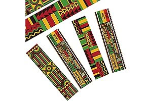 59 Feet Black History Month Kente Bulletin Border Classroom Decorations