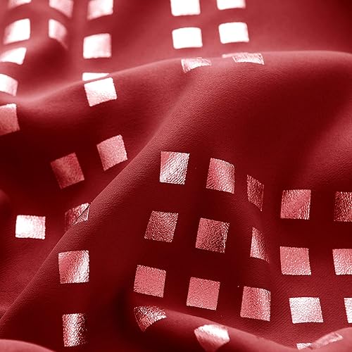 Miniatura 6 de Deconovo - Cortinas opacas para oscurecer la habitación, con aislamiento térmico, cortinas con ojales