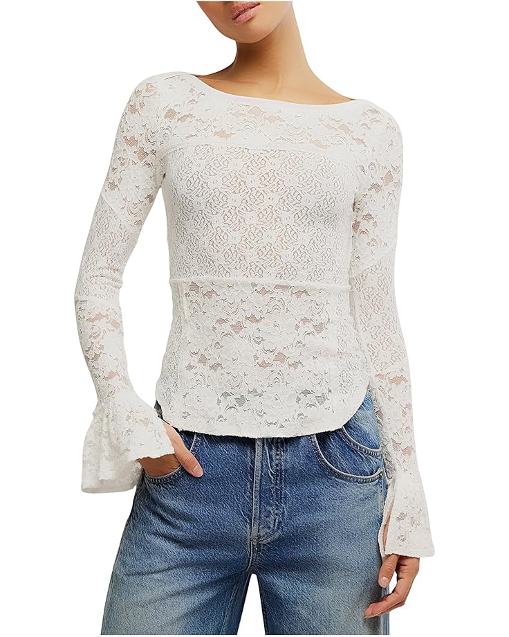Free People Lace Layering Long Sleeve - Main View