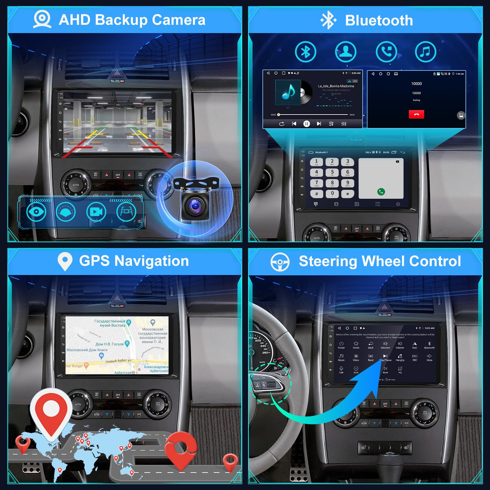 [2+64G] Android 13 Car Estereo para Mercedes Benz Sprinter W906 W245 W169 W639 B200 Viano Vito 2006-2011 - 9 Pulgadas de Pantalla Táctil DSP Audio con Carplay Inalámbrica y Android Auto