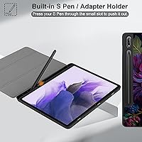 Vista 4 de MEEgoodo Funda para Samsung Galaxy Tab S9/S9 FE de 11 pulgadas 2023 con soporte para bolígrafo, funda protectora para tableta con soporte plegable +