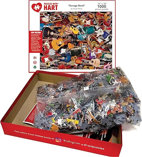 Miniatura 3 de Hart Puzzles Garage Band - Rompecabezas de 1000 piezas, 1 EA