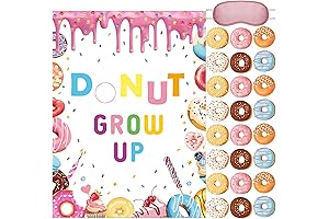 38 Pieces Pin The Donuts on The Hook Game
