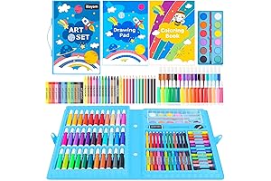 iBayam Art Supplies: Drawing Pad and Pencils Set for Kids
