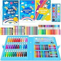 Vista 8 de iBayam Suministros de arte, paquete de 149 unidades, kit de dibujo, juego de arte de pintura, kit de arte, caja de regalo, artes y manualidades