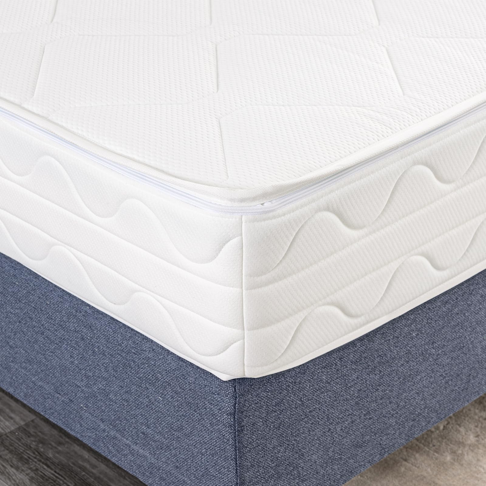 EGO Home Matratze 180x200-23 cm H3 7-Zonen Kaltschaummatratze mit Viscoschaum,Ergonomisch,Weich & Druckentlastend,Atmungsaktiv,Bezug Waschbar, Öko-Tex Zertifiziert