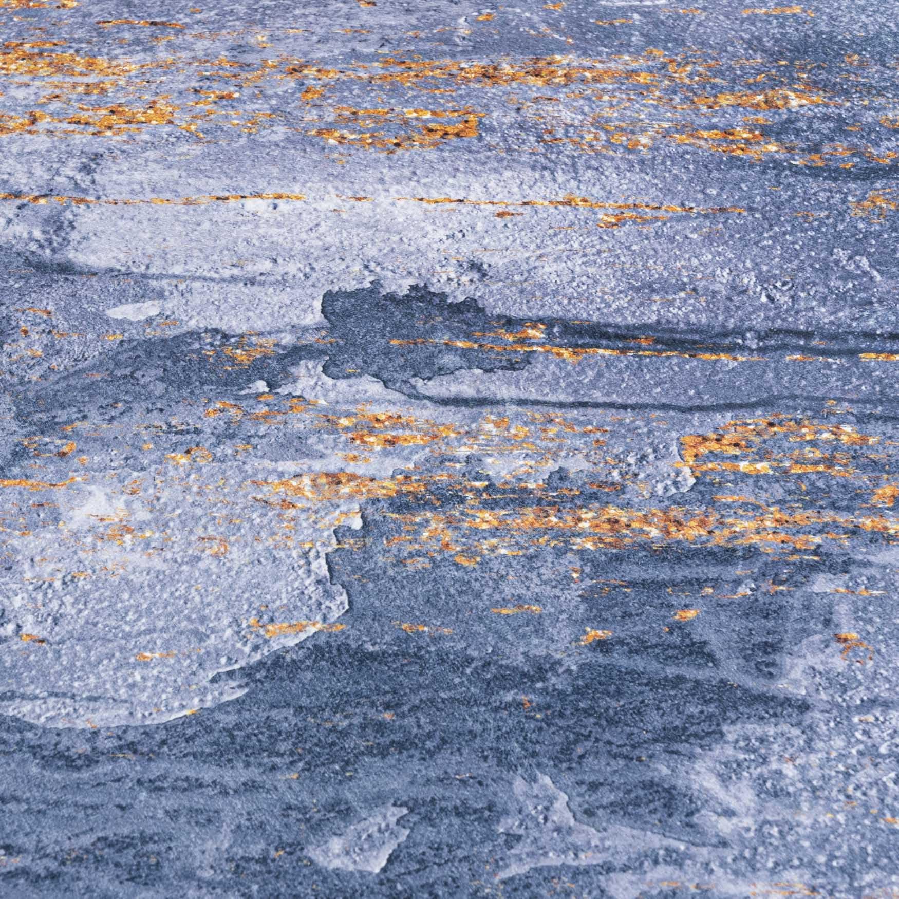 Mazovia Grande Alfombra Salón 160x230cm Antracita Azul Abstracto con Estilo