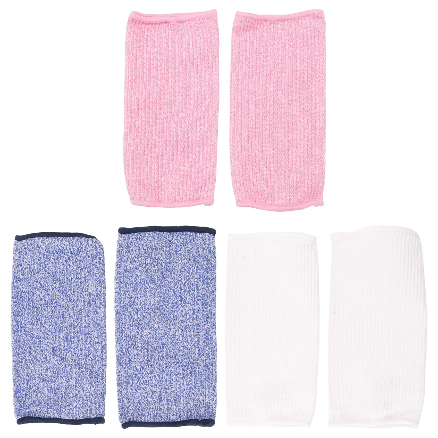 rirue 3Pairs Arm Protectors for Thin Skin and Bruising Cut Forearm Sleeve Level 5 Arm Burn Protection Sleeve