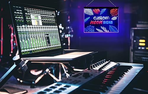 Miniatura 8 de ADVPRO Letrero de neón LED de doble color, tricolor, tu propio diseño, 13 dobles o tricolor, 3 tamaños, paisaje/retrato (9 fuentes de diseño para