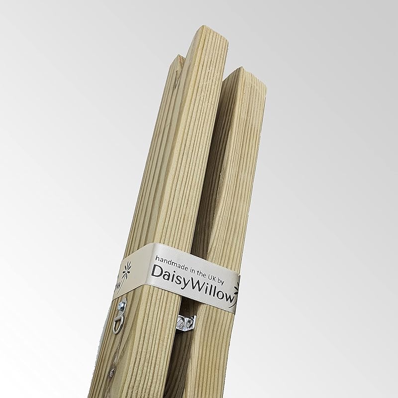 Wooden Washing Clothes Line Prop Collapsible Foldable Handmade Strong