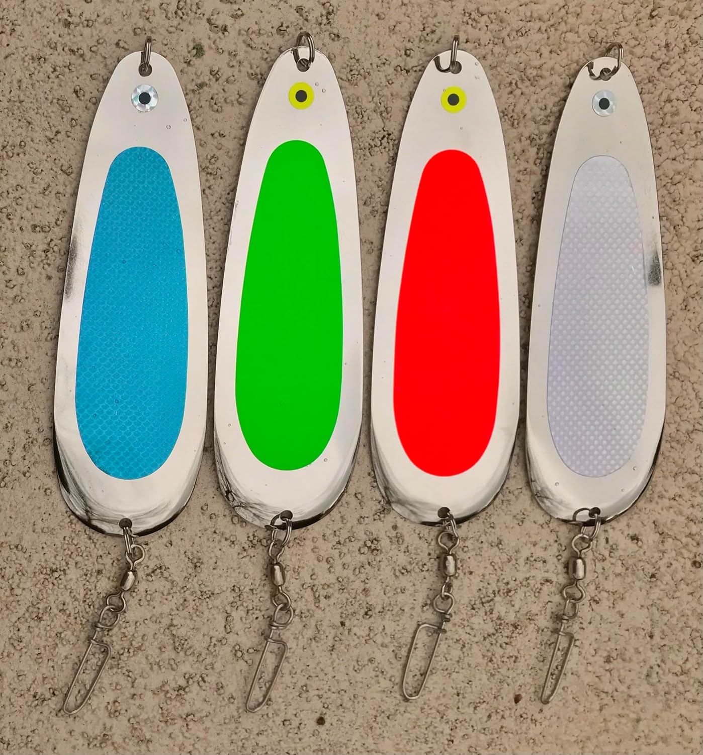 Salmon Dodgers (4) Salmon Daddy Assortment, Dodgers & Flashers Amazon Canada