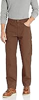 Amazon Essentials Men's Relaxed-Fit Carpenter Utility Pants with Tool Pockets - Durable Cotton Canvas Work Pants