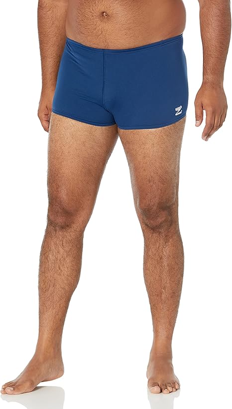 Speedo Mens Swimsuit Square Leg Endurance+ Solid