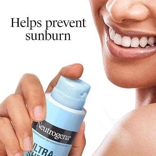 Miniatura 4 de Neutrogena Spray de protección solar Ultra Sheer Body Mist de amplio espectro, SPF 45 de amplio espectro, protector solar ligero en aerosol, no