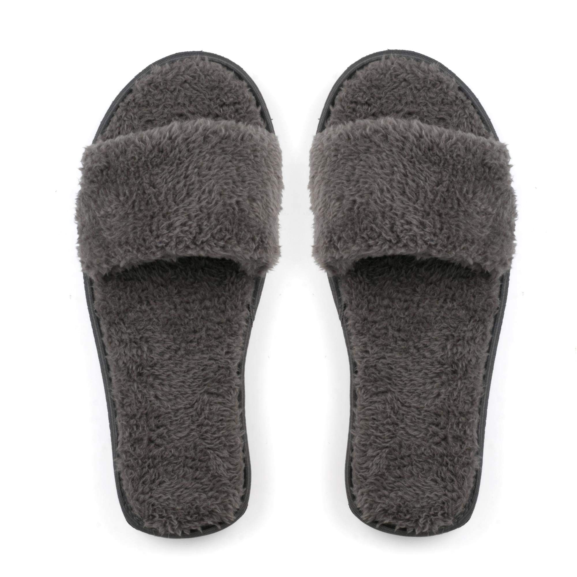 MIFUZI Womens Soft Fur Slippers for Women Girls Fuzzy Fluffy Plush House Home Bedroom Room Indoor Carpet Warm Cloth Winter Woolen Slippers Grey 7 (B096P7VRJD) Amazon Price History, Amazon Price Tracker
