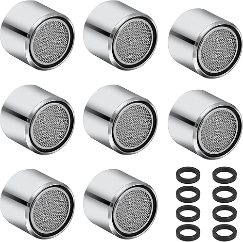 Aireador para grifo de fregadero de 5564 pulgadas, filtro de fregadero de baño, aireador de grifo de cocina con carcasa de latón, rosca hembra,