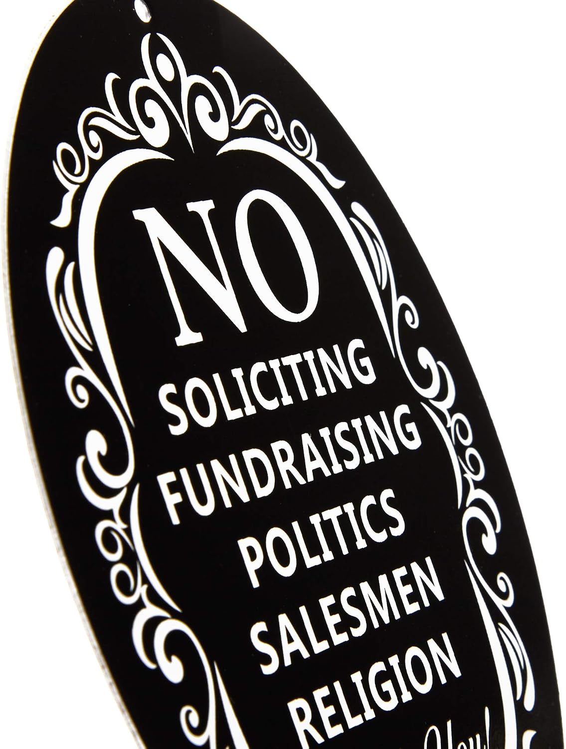Exсluѕіvе Sресіаl Oval No Soliciting Aluminum Signs (4 x 5 in, 6 Pack) Tор Rаtеd Oval No Soliciting Aluminum Signs (4 x 5 in, 6 Pack)