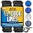 Boat Dock Lines, 1/2 Inch Braided Nylon Rope, 25 ft Mooring Marine Docking Lines with Loop, Black, 2 Pack