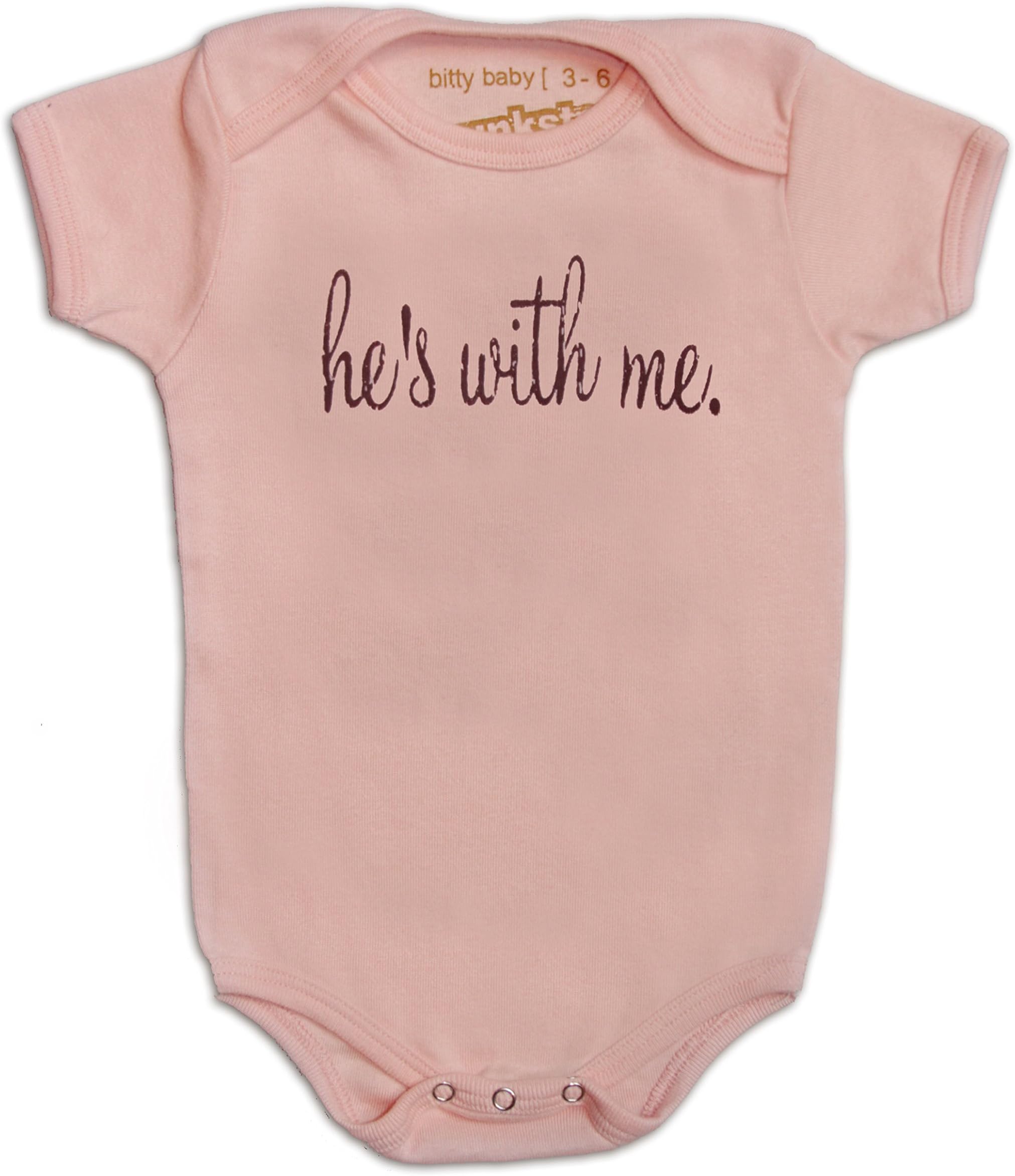 Punkster Baby Girl's He's with ME SS Punksie