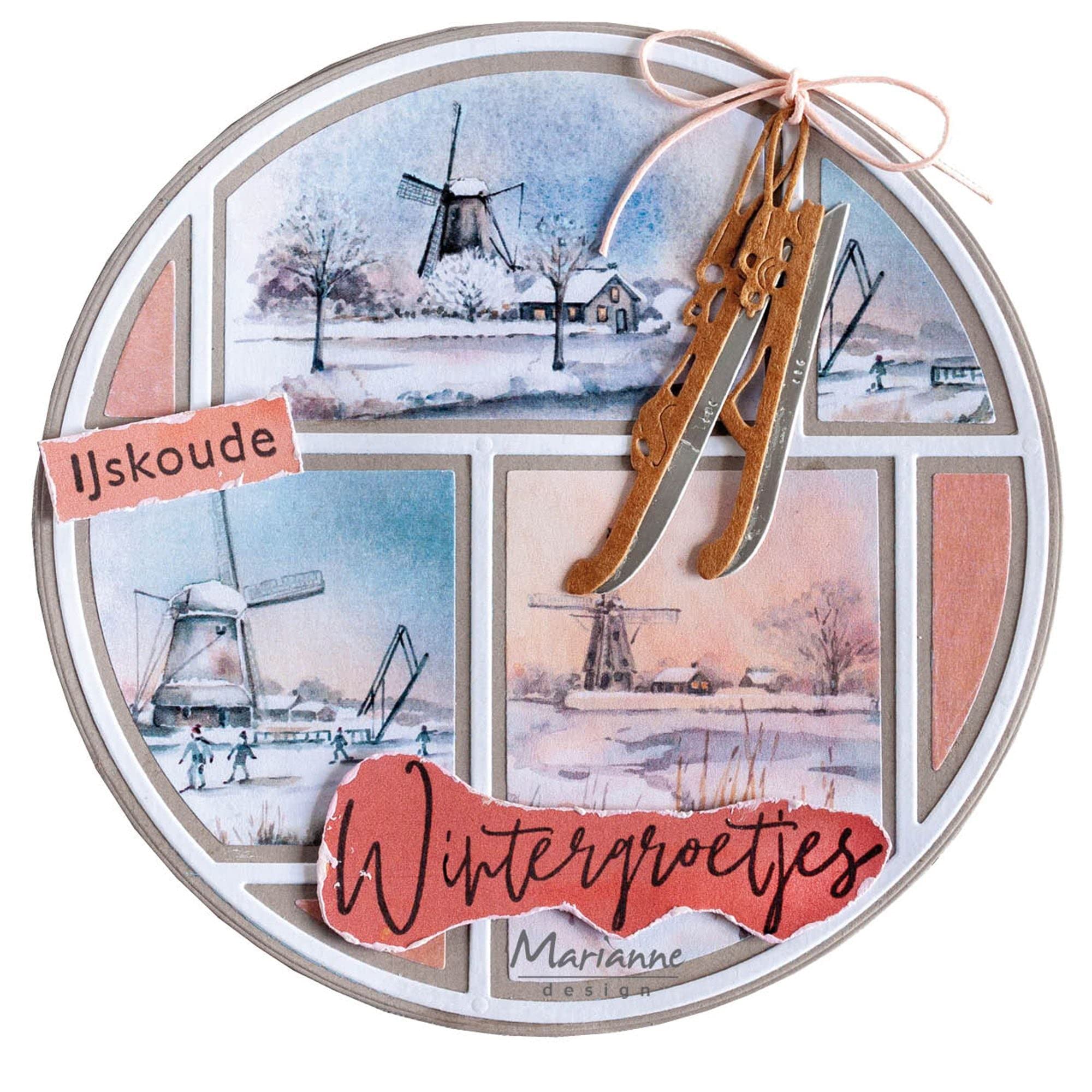 Marianne Design Creatables Cutting Dies - Circle Lay-Out Lr0677