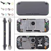 Vista 6 de eXtremeRate Glacier Blue DIY Replacement Shell for Nintendo Switch Lite, NSL Handheld Controller Housing w/Screen Protector, Custom Case Cover for