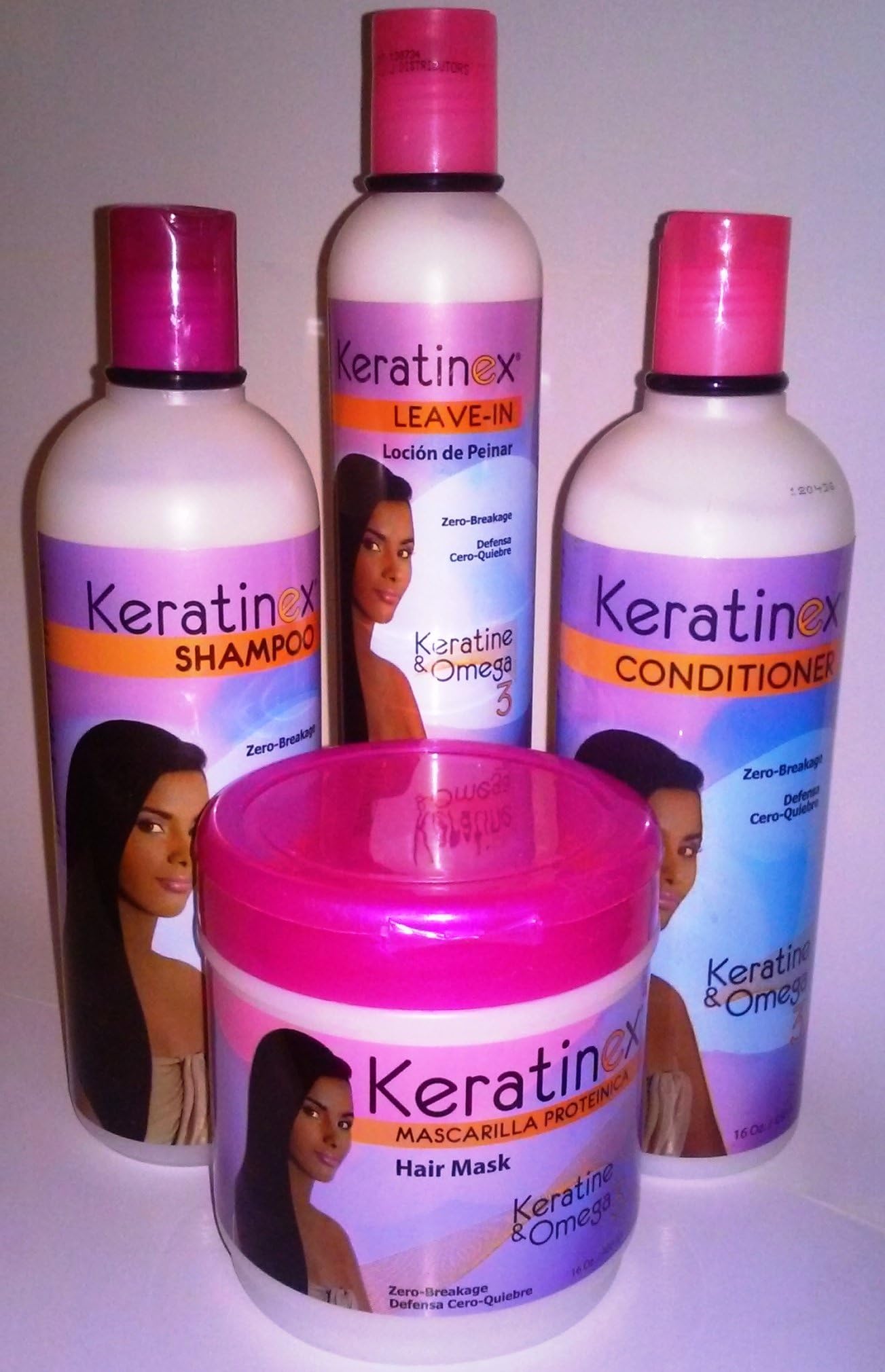 DOMINICAN KERATINEX COMBO KIT WITH KERATINE & OMEGA3 57oz