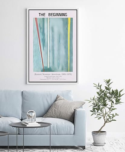 Miniatura 42 de IDEA4WALL - Lienzo enmarcado con impresión de arte abstracto listo para colgar en la pared de la sala y habitación Bs06-2103-famoso-m19