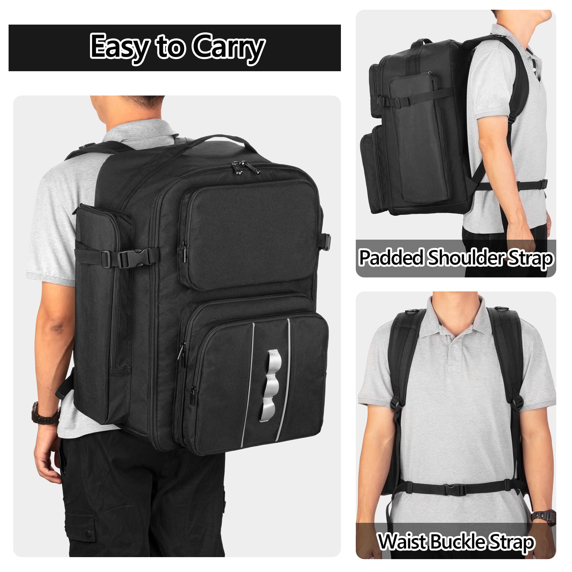 GOBUROS Mochila RC para coche 1/10, bolsa de almacenamiento RC con múltiples bolsillos para herramientas y otros accesorios, fácil de transportar con correa de hombro ajustable (diseño patentado)