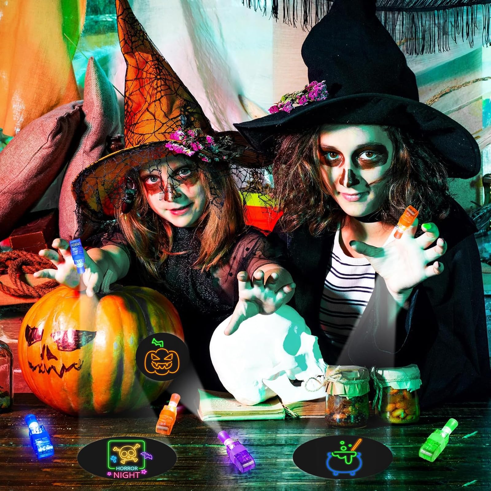 Anillos Luminosos,36 Piezas Juguetes de lluminación LED,Luces LED para Dedos,Dedo Luces,Anillos Luces de Dedos,para Carnaval,Mardi Gras,Fiesta Temática,Víspera de Todos los Santos