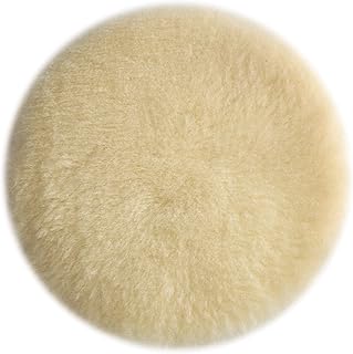 PORTER-CABLE Polishing Pad, Lambs Wool, Hook and Loop, 6-Inch (18007)