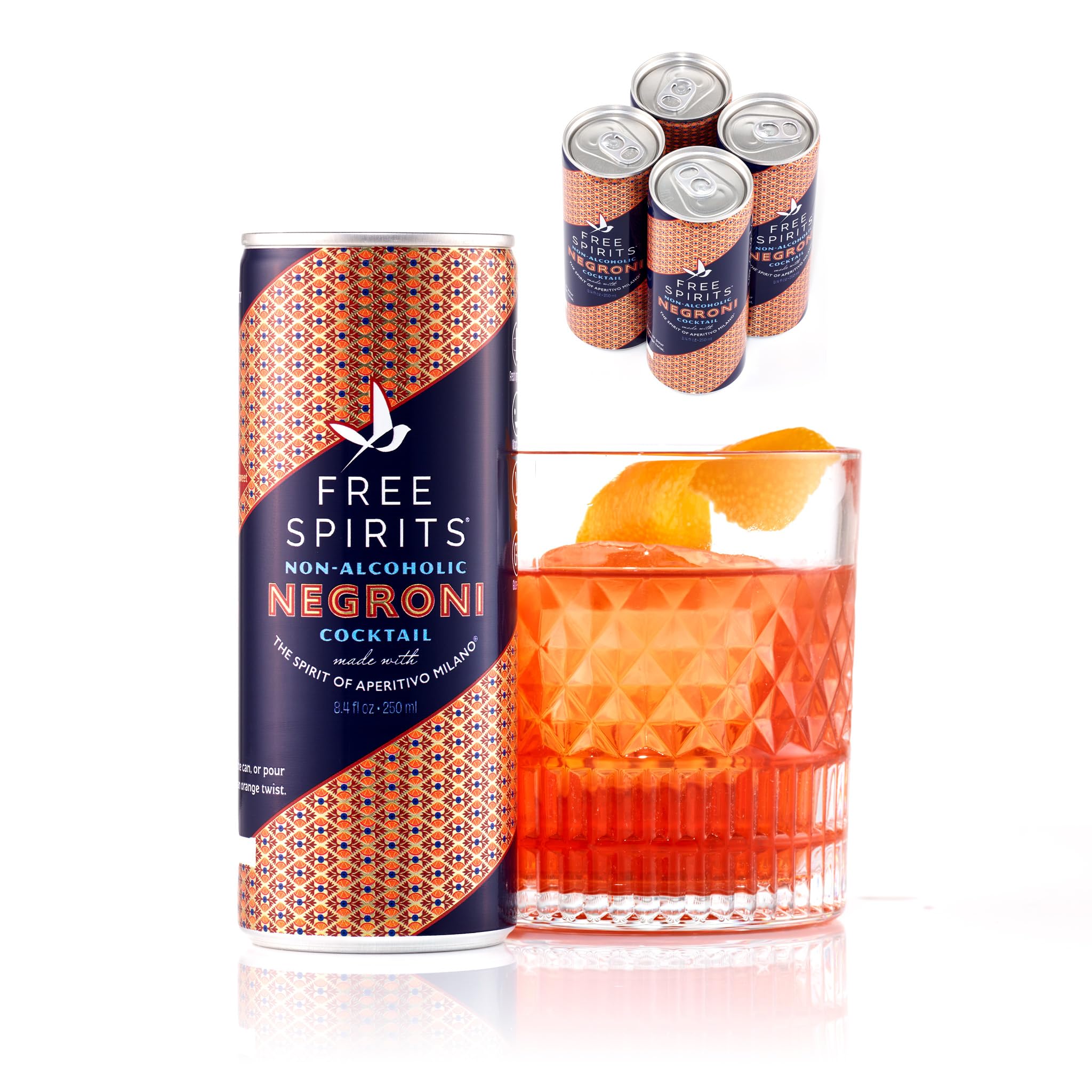 Amazon.com: Free Spirits Zero Proof Negroni Ready-to-Drink