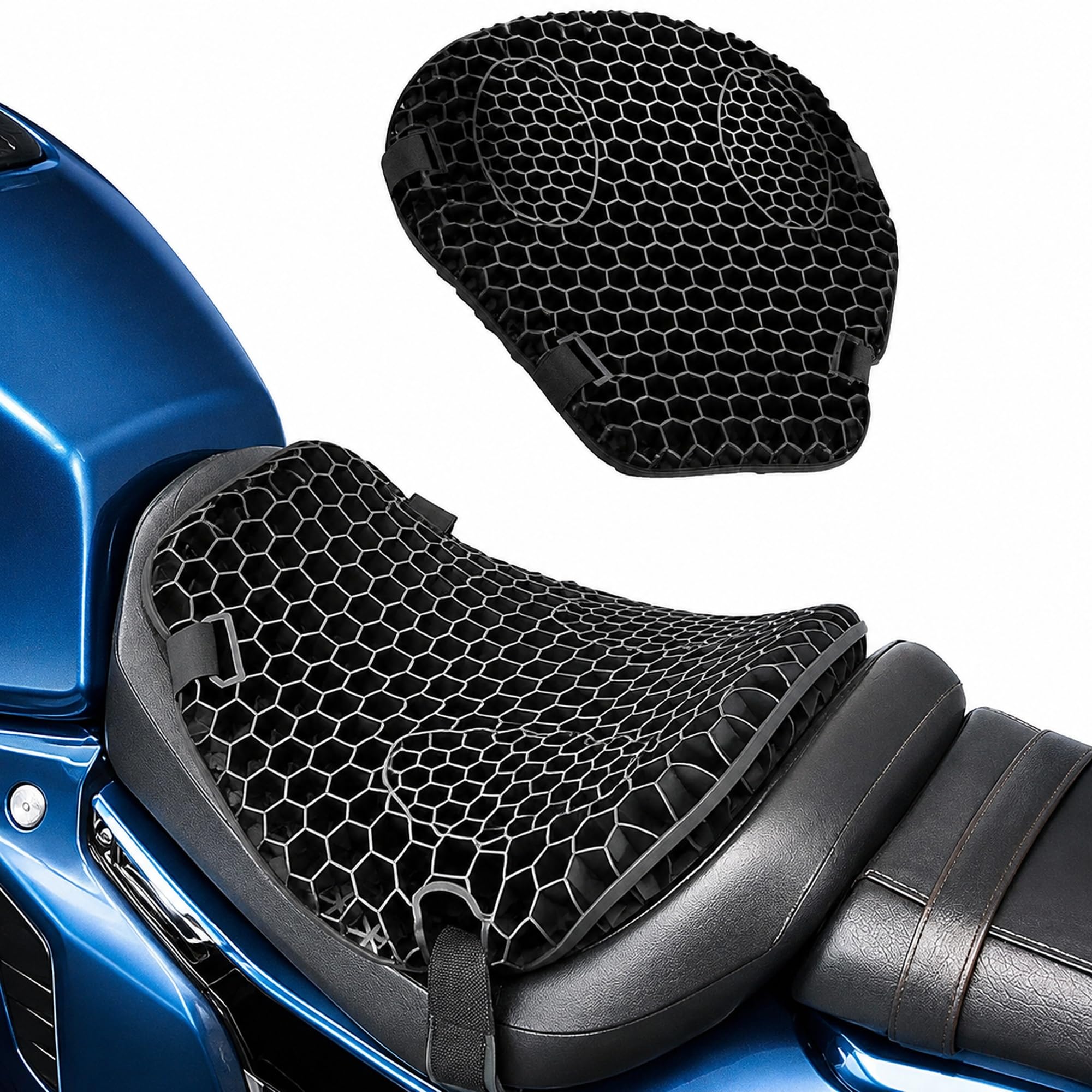 Cuscino Sella Moto per BMW C400GT K51 | Ammortizzante, Traspirante, Antiscivolo, Confortevole Cuscino Sedile Moto per Lunghe Pedalate