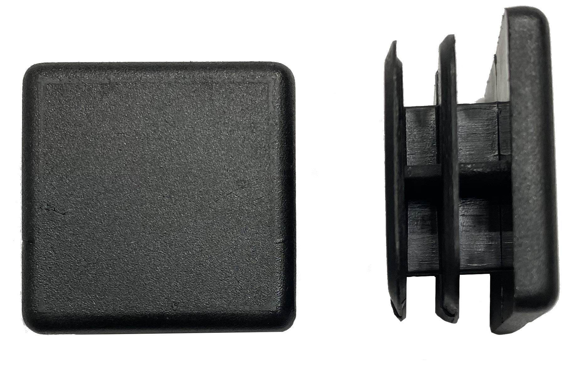 dexierp Protection Force 1" 25mm (Pack of 10) Square OD Tubing Plastic Insert Plug, Tubing Post End Cap, Chair Glide