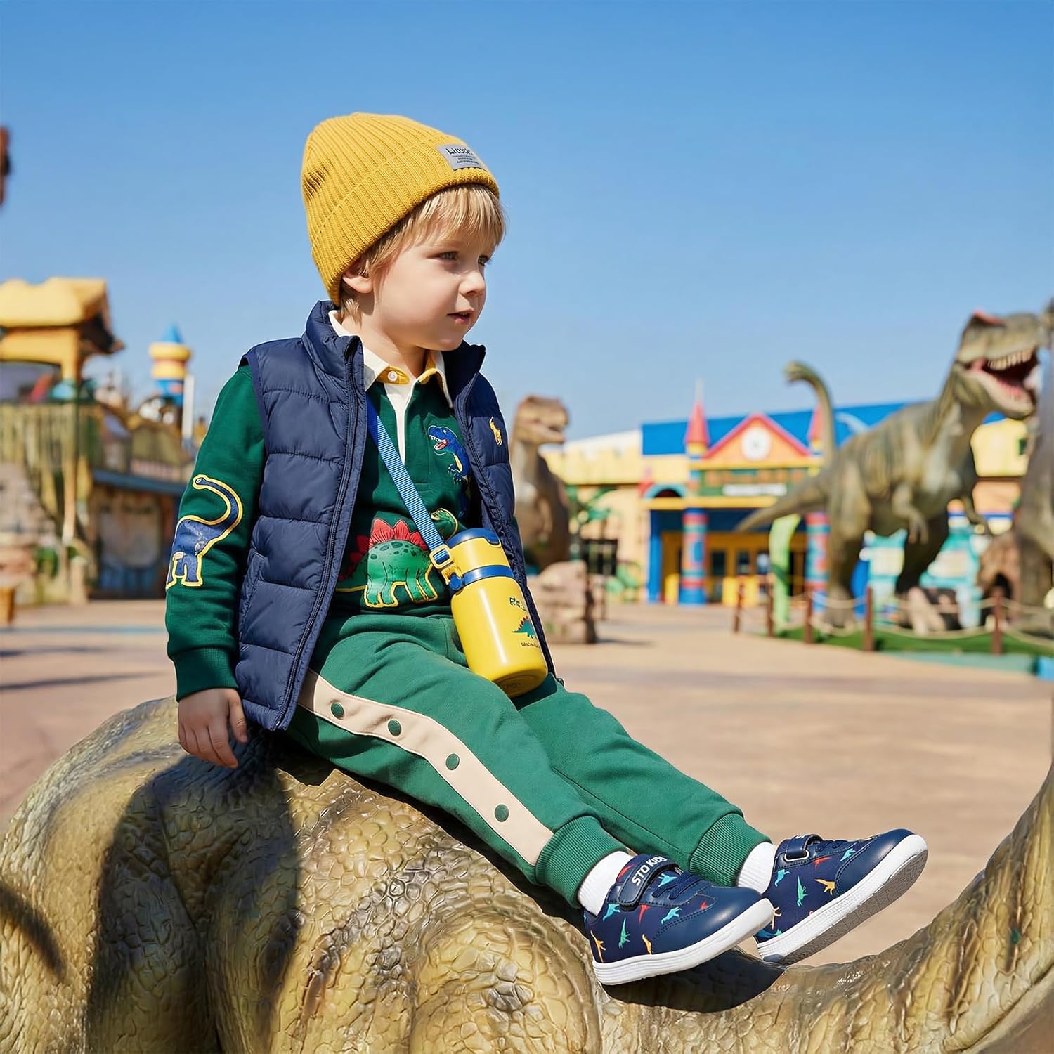 STQ Toddler Girls Boys Wide Toe Barefoot Shoes Kids Walking Tennis Comfort Sneakers Lightweight Breathable Gym Shoe - Image 3