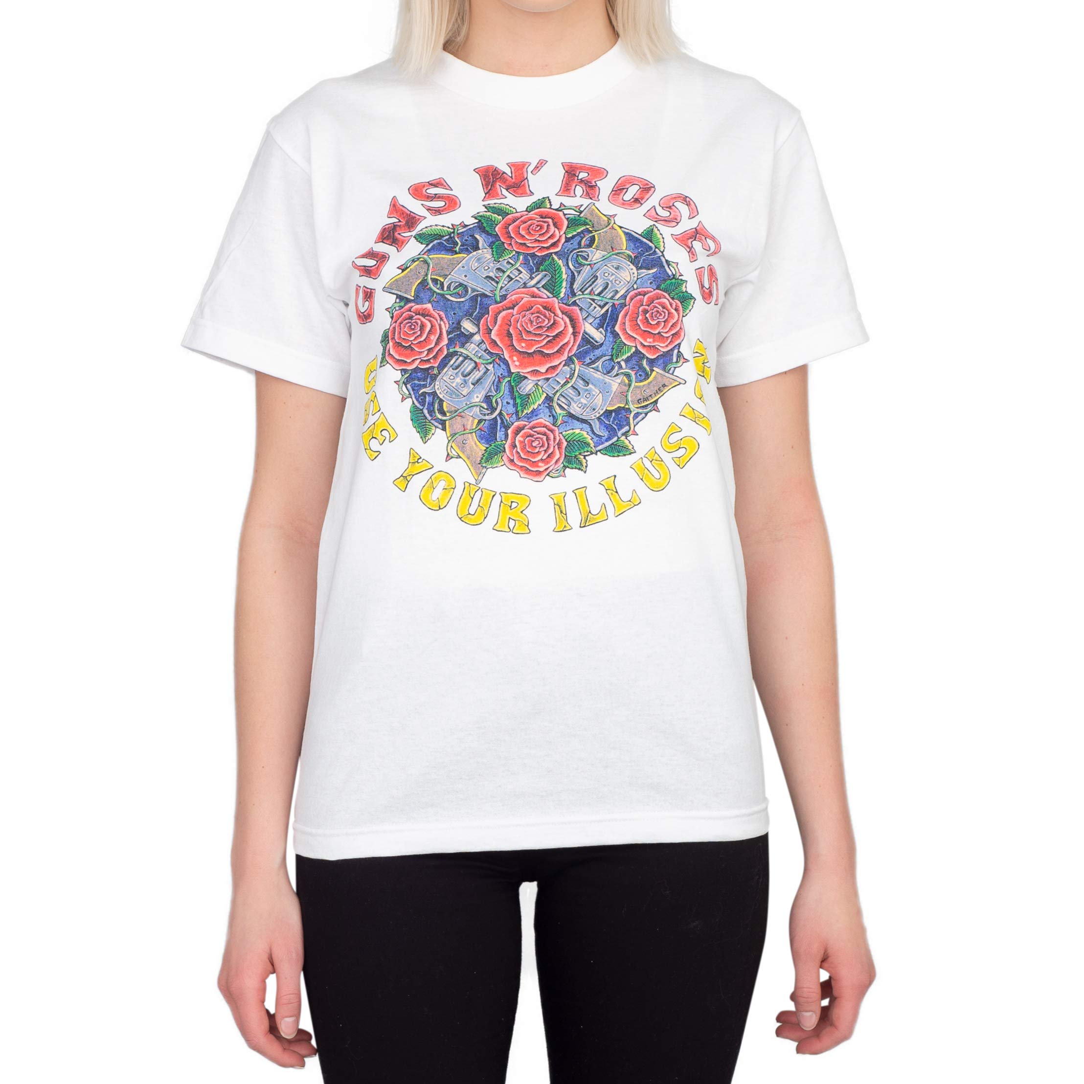 Bravado Guns n' Roses Use Your Illusion T-shirt pour adulte Blanc