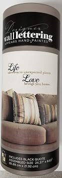 DCWV Designer Wall Lettering Life Takes You to Unexpected Places Love Brings You Home - Appears Hand-Painted