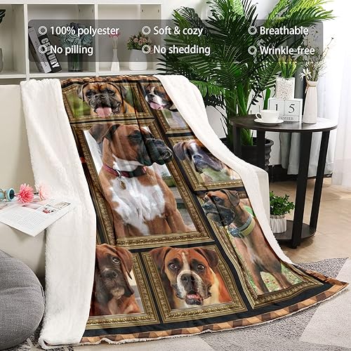 Miniatura 2 de Yorkshire Terrier - Manta para los amantes de los perros, manta de forro polar para sofá, manta de cama súper suave y acogedora, manta ligera de