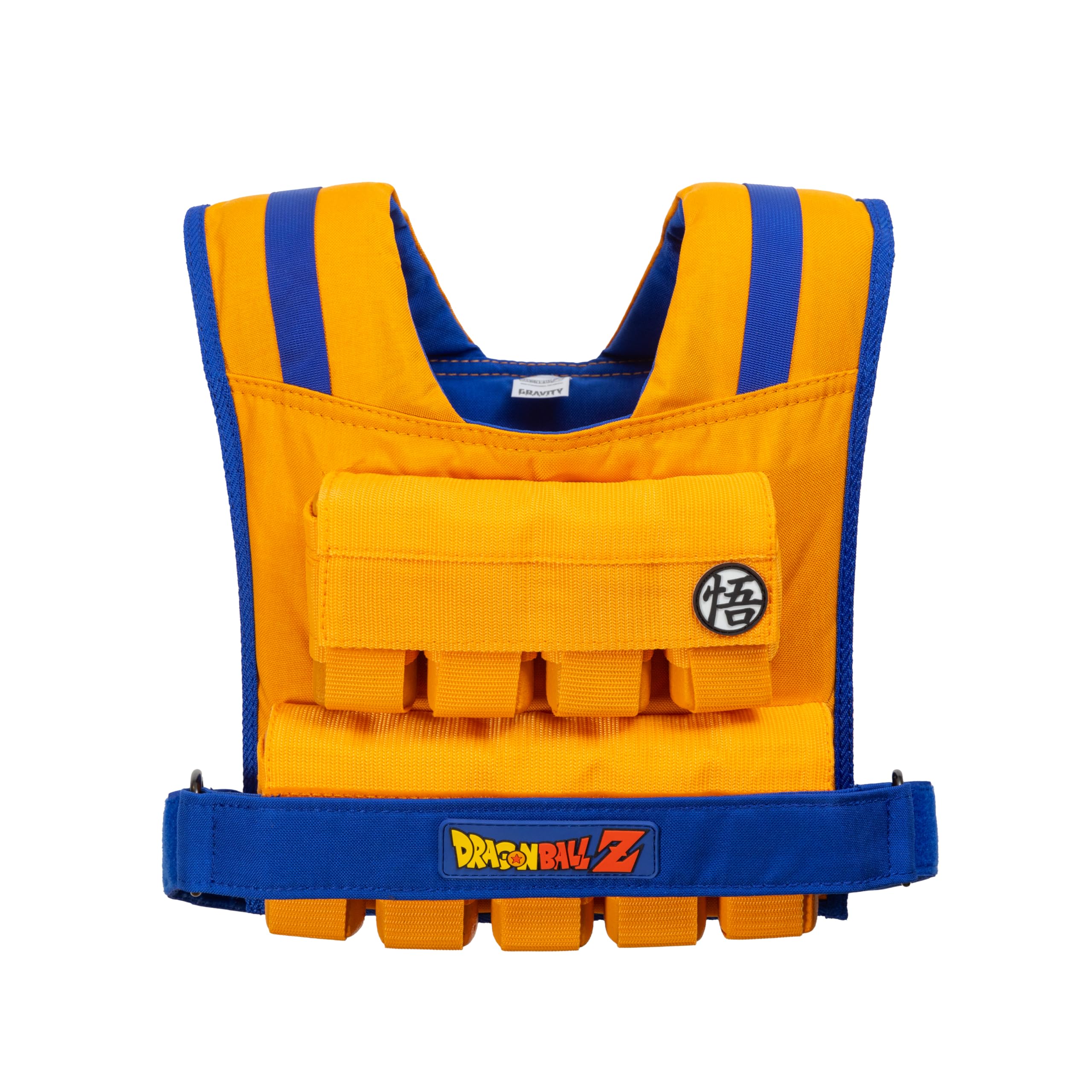 Gravity Fitness - Gilet ponderato Dragon Ball Z, 20 kg, edizione limitata, regolabile, per corsa, da uomo, per calisthenics, pesi da donna, palestra a casa