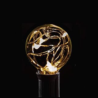 Hometown Evolution, Inc. Box of 25 G40 LED Warm White Fairy Lights 1.6 Inch 5 Watt C7 Base Replacement Bulbs