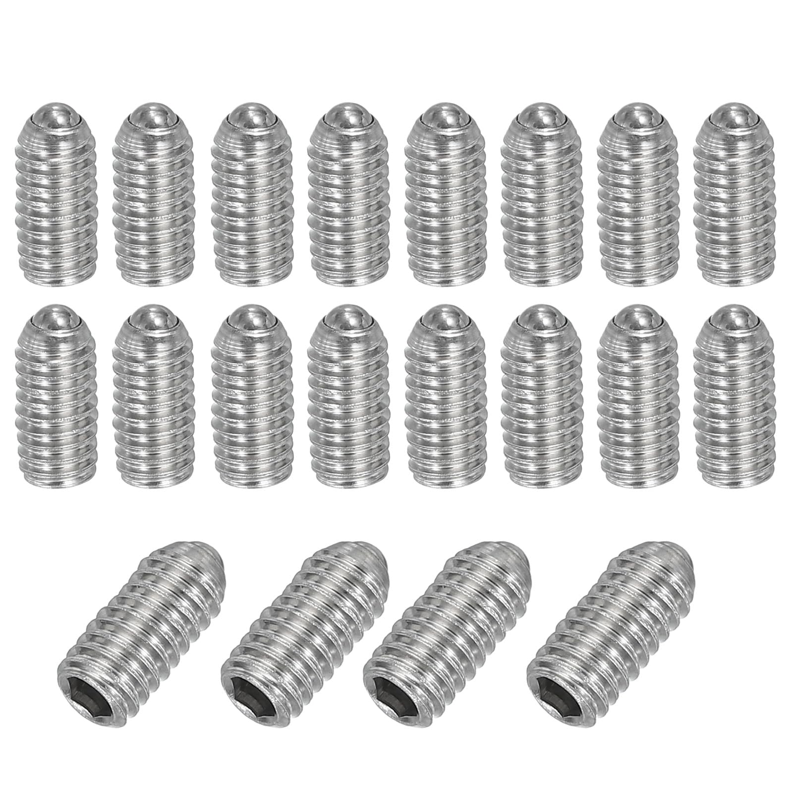 PATIKIL M4x8mm Ball Point Set Screws